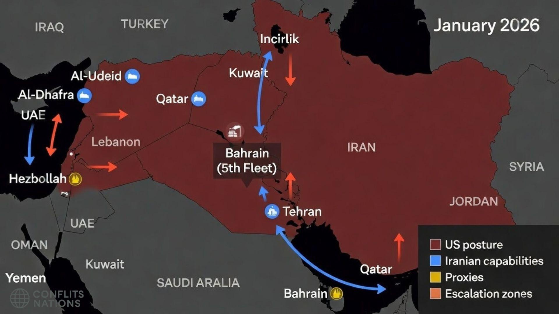 Carte iran 2026